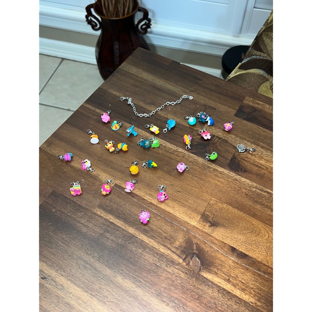 Charm U Clip On With 25 Mini Charms 3 adjustable Bracelets Collect Wear Fashion
